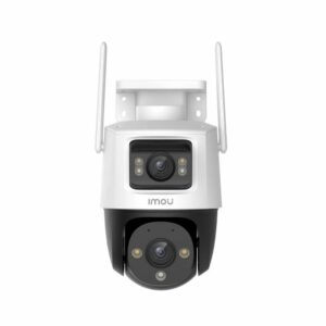Camera supraveghere IP WiFi cu lentila duala Full-Color Imou Cruiser Dual IPC-S7XP-8M0WED, 5+3 MP, 2x 3.6 mm, IR/lumina alba 30 m, microfon si difuzor,…