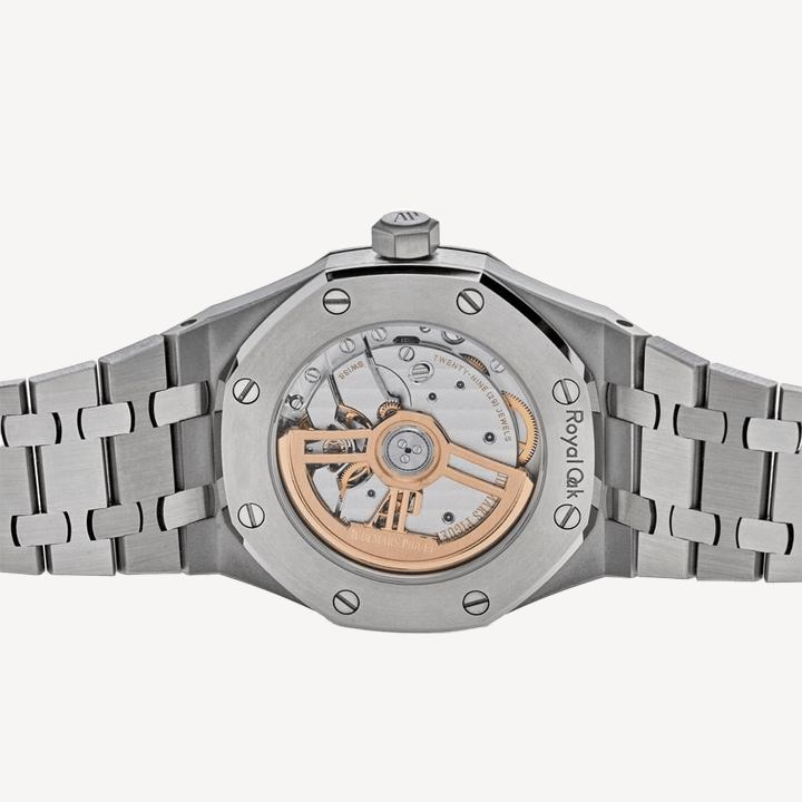 Audemars Piguet Royal Oak Selfwinding - 15551ST.ZZ.1356ST.05 - 37 mm - Oțel Inoxidabil - Cadran Albastru