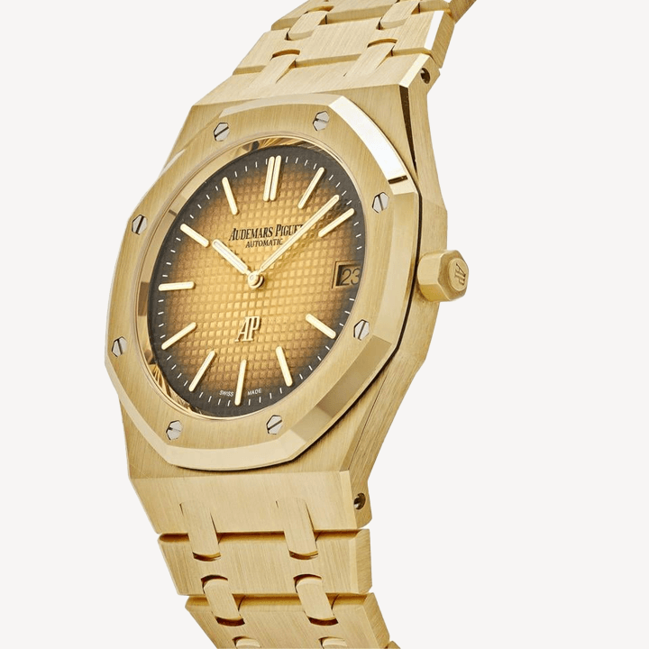 Audemars Piguet Royal Oak Jumbo - 16202BA.OO.1240BA.02 - 39 mm - Aur Galben