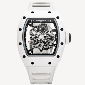Richard Mille White "Bubba Watson" - RM 055 - 49.9 x 42.7 mm - Ceramică