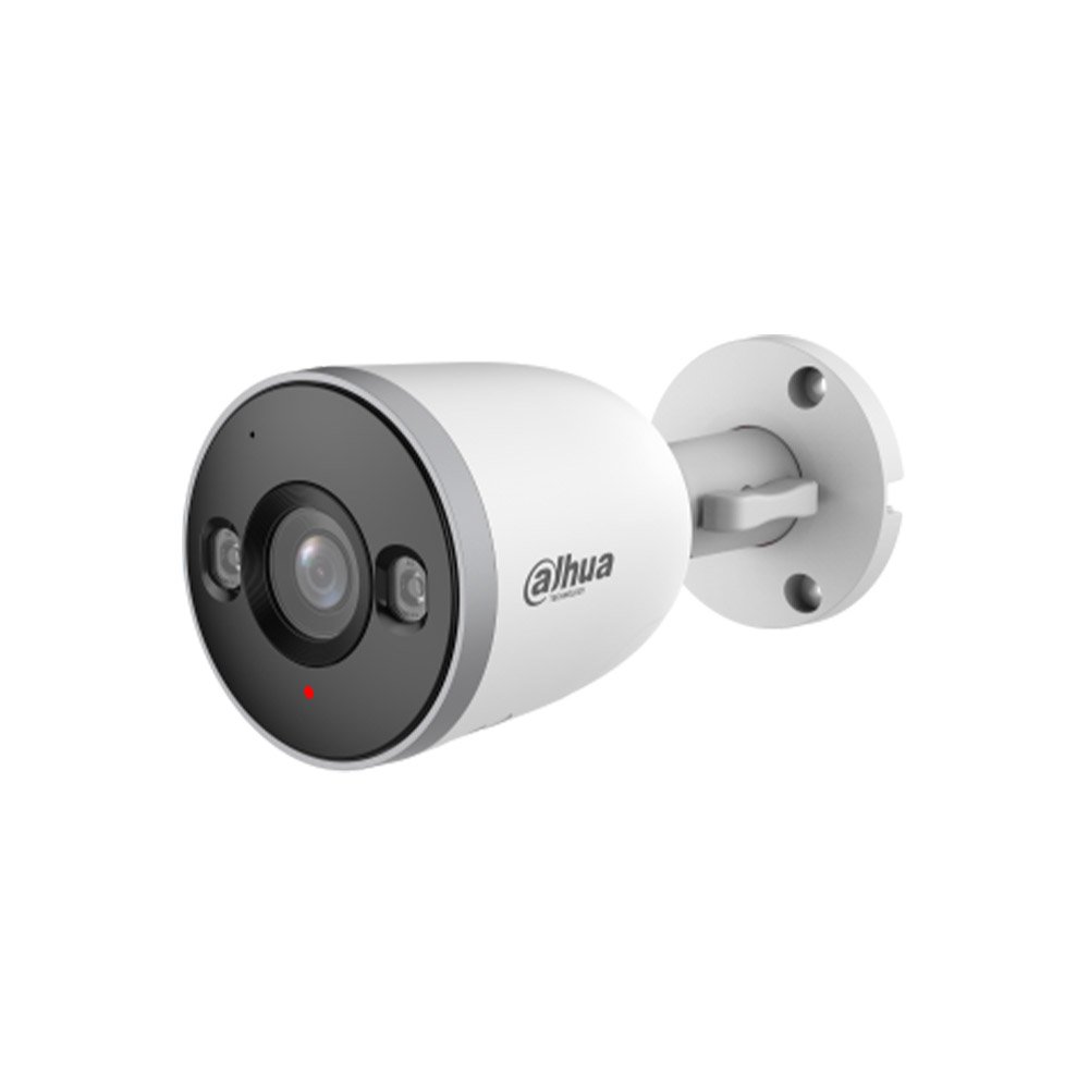 Camera supraveghere exterior IP WiFi 6 cu iluminare duala Dahua F5D-IL-0280B, 5 MP, 2.8 mm IR/lumina alba 30 m, detectie AI persoane/vehicule, microfon,…