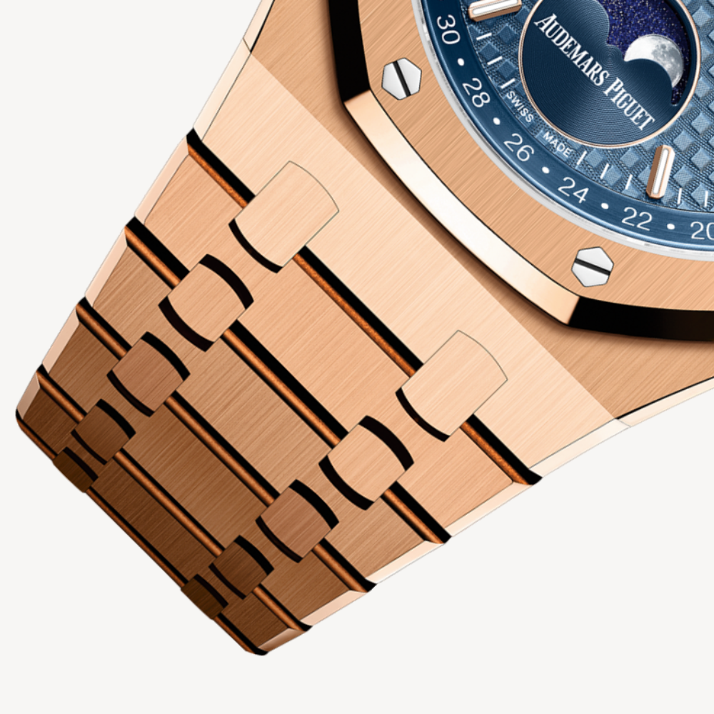 Audemars Piguet Royal Oak Perpetual Calendar - 26574OR.OO.1220OR.03 - 41 mm - Aur Roz