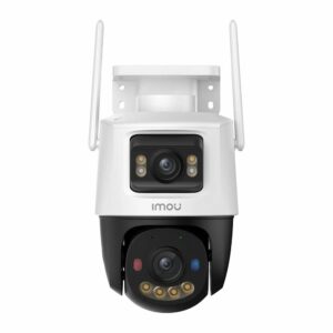 Camera supraveghere WiFi cu lentila duala Full-Color Imou Cruiser Dual 2 IPC-S7XEP-10M0WED-0360B, 5 + 5 MP, 2x 3.6 mm, IR/ lumina alba 30 m, microfon si…