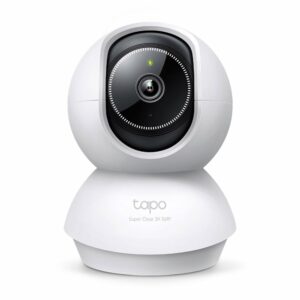 Camera supraveghere interior IP wireless WiFi PT TP-Link TAPO C230, 5 MP, 4 mm, IR 12 m, slot card, microfon si difuzor, detectie smart, 360 grade