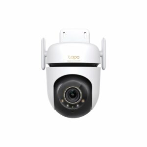 Camera supraveghere wireless IP WiFi PT TP-Link Starlight TAPO C530WS, 5 MP, IR/lumina alba 30 m, microfon si difuzor, slot card, control prin aplicatie,…