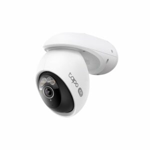Camera supraveghere wireless IP WiFi 6 PT TP-Link Starlight TAPO C560WS, 8 MP, IR/lumina alba 30 m, microfon si difuzor, slot card, control prin…
