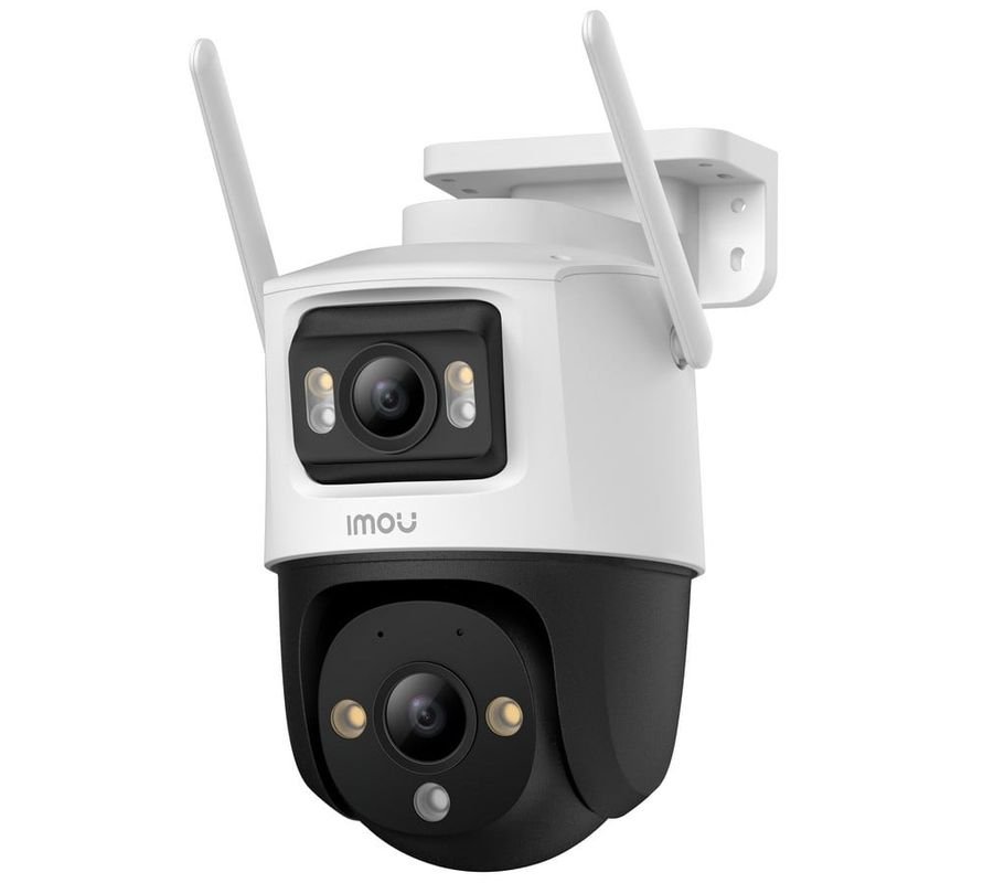 Camera supraveghere IP WiFi cu lentila duala Imou Cruiser Dual PT Full-Color IPC-S7XP-10M0WED, 5+5 MP, 2x 3.6 mm, IR/lumina alba 30 m, microfon si…