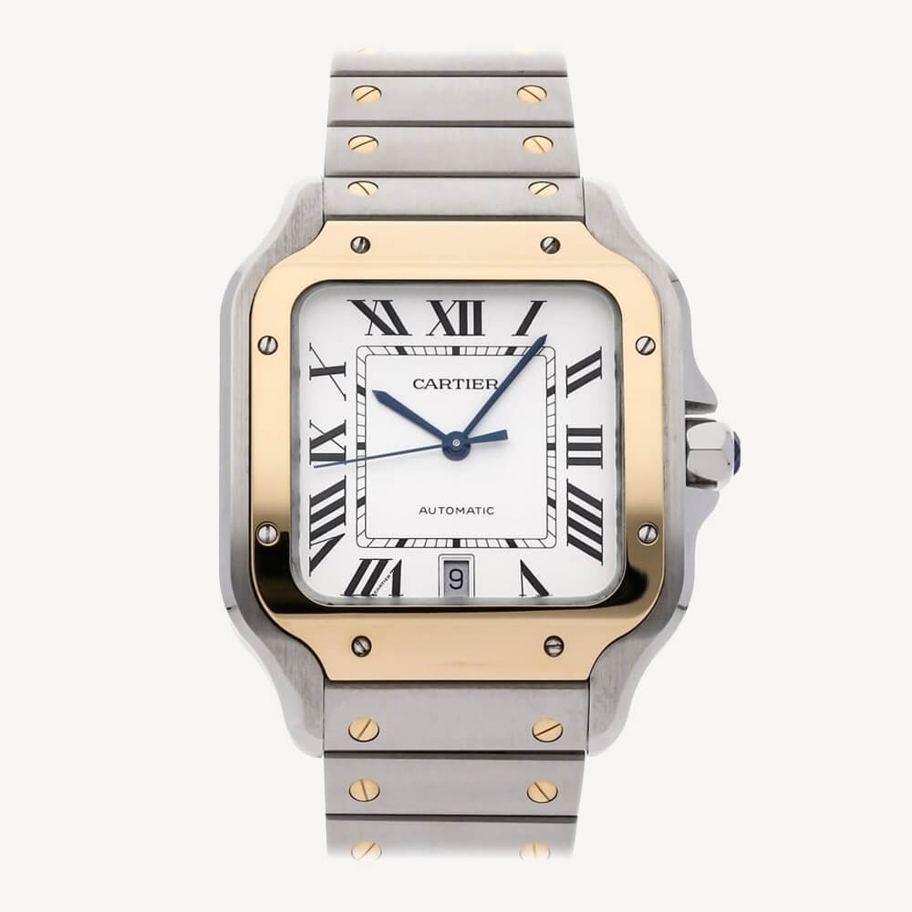 Cartier Santos de Cartier - W2SA0009 - 39,8 mm - Aur Galben - Large