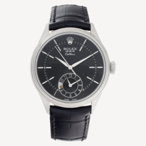 Rolex Cellini Dual Time - 50529 - 39 mm - Aur Alb