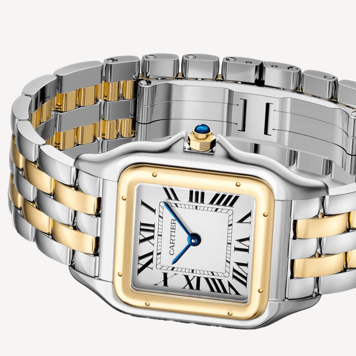Cartier Panthère de Cartier Large - W2PN0016 - 31 x 42 mm - Aur Galben și Oțel Inoxidabil