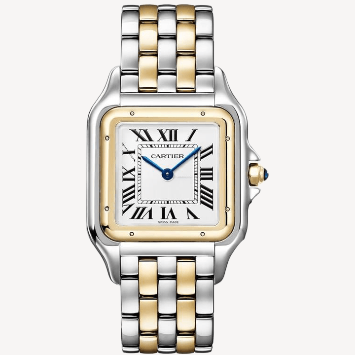 Cartier Panthère de Cartier Large - W2PN0016 - 31 x 42 mm - Aur Galben și Oțel Inoxidabil