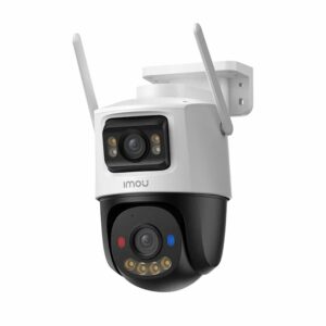 Camera supraveghere IP WiFi rotativa PT cu lentila duala Imou Cruiser Dual 2 Pro Aurora Active Deterrence IPC-S7XFP-8U0WED, 4 + 4 MP, 2 x 3.6 mm,…
