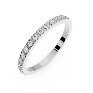 Inel Eternity din Platina cu Diamante – IOMICO × GS777