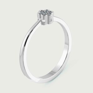 Inel de logodna din Platina cu Diamante – IOMICO × GS777