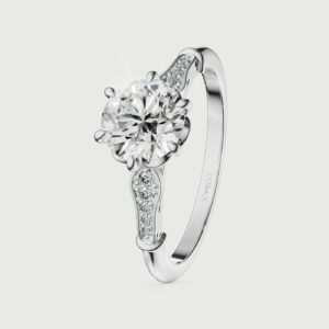 Inel din Platina cu Diamant central 1.00ct – IOMICO × GS777