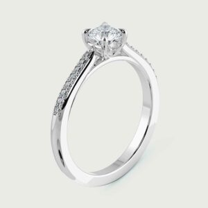 Inel din Platina cu Diamante – IOMICO × GS777