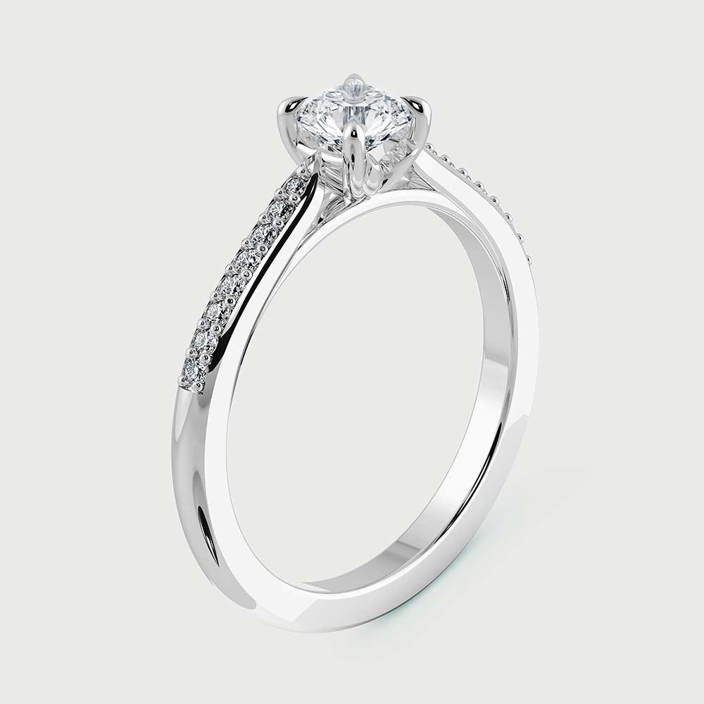 Inel din Platina cu Diamante – IOMICO × GS777