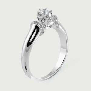 Inel din Platina cu Diamante – IOMICO × GS777