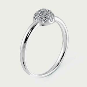 Inel din Platina cu Diamante – IOMICO × GS777