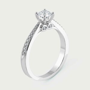 Inel din Platina cu Diamante – IOMICO × GS777