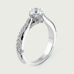 Inel din Platina cu Diamante – IOMICO × GS777