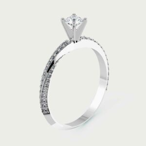 Inel din Platina cu Diamante – IOMICO × GS777