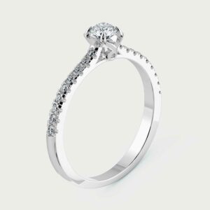 Inel din Platina cu Diamante – IOMICO × GS777