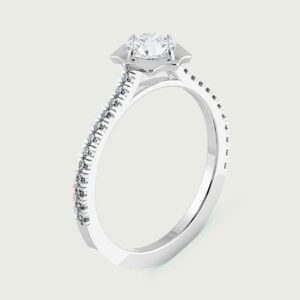 Inel din Platina cu Diamante – IOMICO × GS777