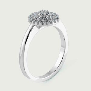 Inel din Platina cu Diamante – IOMICO × GS777