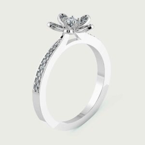 Inel din Platina cu Diamante – IOMICO × GS777